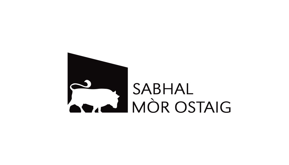 sabhal mor ostaig logo design